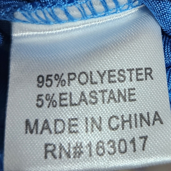 Princess Polly Claudia Long-sleeve Button-down Cropped Blue Shirt size 6 - Picture 4 of 5